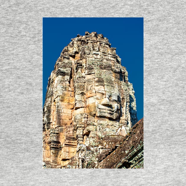 Angelic Face Tower, Angkor Thom by BrianPShaw